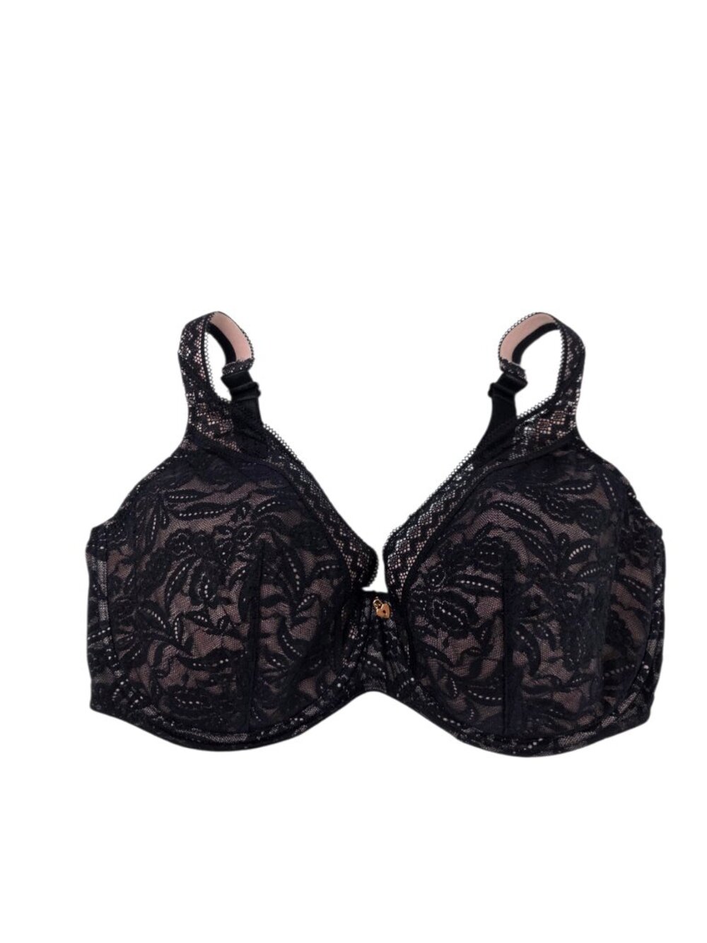 Prima Donna Twist Lace Underwire Bra, Large Cup Bust, 38G, Black